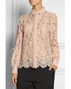 MSGM Lace Shirt - Lyst