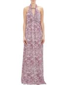 Derek Lam Self-Twist Halter Gown - Lyst