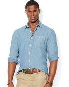 Polo Ralph Lauren Chambray Workshirt - Lyst
