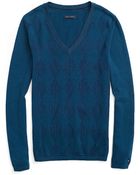 Tommy Hilfiger Tonal Argyle Sweater - Lyst