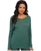 Alternative Apparel Dolman Sheer Eco Gauze Top - Lyst