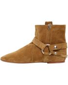Isabel Marant Etoile 30Mm Ralf Suede Wedge Ankle Boots - Lyst