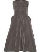 Jil Sander Matte-Satin Dress - Lyst