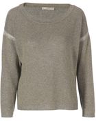 Stefanel Cashmere Brilliant Thread Blend Sweater - Lyst