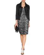 DSquared2 Wool-Silk Cropped Jacket - Lyst
