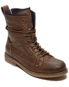 Tommy Hilfiger Leather Ankle Boot - Lyst