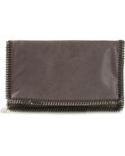 Stella McCartney Falabella Fold Over Clutch - Lyst