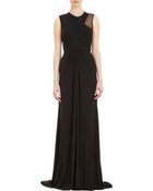 Prabal Gurung Jersey And Tulle Gown - Lyst