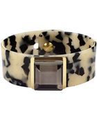 Whistles Skinny Gem Tort Resin Cuff - Lyst