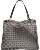 Tommy Hilfiger Jacquard Th Hinge Tote - Lyst