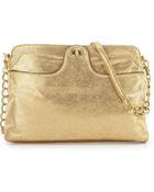 Hobo Shine Metallic Turn-Lock Shoulder Bag - Lyst