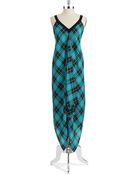 MICHAEL Michael Kors V Neck Slip Dress - Lyst