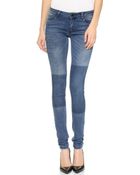 Just Female Used Jeans - Blue Patch - Lyst