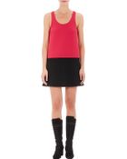 Saint Laurent Colorblock Shift Dress - Lyst