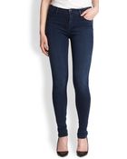 J Brand Maria Highrise Skinny Jeans - Lyst
