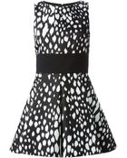 Fausto Puglisi Leopard Print Flared Dress - Lyst