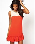 Little Mistress Drop Waist Dress - Lyst