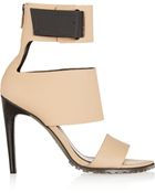Tibi Evie Matte-Leather Sandals - Lyst