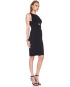Dion Lee Crepe Cutaway Viscoseblend Dress - Lyst