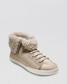 Cole Haan High Top Sneakers - Raven Shearling - Lyst