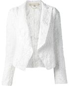 Vanessa Bruno 'Alban' Embroidered Tulle Jacket - Lyst