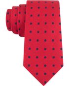 Tommy Hilfiger Wool-Silk Dot Slim Tie - Lyst