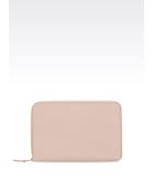 Giorgio Armani Organizer In Printed Calfskin - Lyst