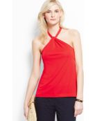 Ann Taylor Crepe Halter Top - Lyst