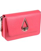 Kenzo Raindrop Pochette In Pelle Con Catena A Tracolla Stacc - Lyst