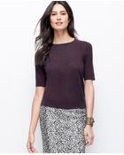 Ann Taylor Button Back Sweater - Lyst