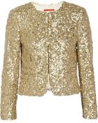 Alice + Olivia Brianna Sequined Tulle Jacket - Lyst