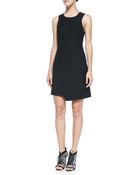 Rebecca Minkoff Juno Sleeveless Scissor-Hem Dress - Lyst