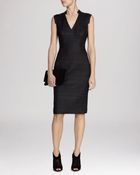Karen Millen Dress - Textured Jacquard Tailored - Lyst