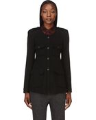 Etoile Isabel Marant Black Raw Edge Joff Jacket - Lyst