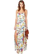 Nasty Gal Reverse Secret Garden Dress - Lyst