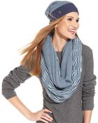 Vince Camuto Plaited Geo Slouchy Beanie - Lyst