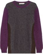 Stella McCartney Color-Block Wool-Blend Sweater - Lyst
