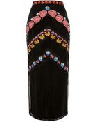 Temperley London Valencia Pencil Skirt - Lyst