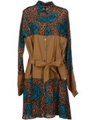 John Galliano Short Dress - Lyst