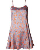Thakoon Addition Short Print Dress - Lyst