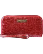 Kenneth Cole Reaction Pda Zip Around Wristlet - Lyst