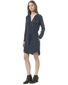 Rebecca Taylor Silk Shirt Dress - Lyst