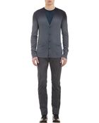John Varvatos Dipdyed Cashmere Cardigan - Lyst