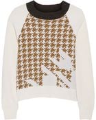 3.1 Phillip Lim Houndstooth Intarsia Wool Sweater - Lyst
