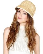 Nasty Gal Genie By Eugenia Kim Hollis Straw Cap - Lyst