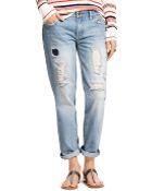 Tommy Hilfiger Rip and Repair Boyfriend Jeans - Lyst