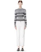 Alexander Wang Cotton Burlap Cut Off Jeans - Lyst