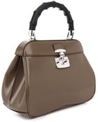 Gucci Lady Lock Medium Leather Tote - Lyst