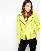 Asos Textured Biker Jacket - Lyst