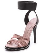 McQ by Alexander McQueen Ankle Strap Wedge Sandals - Lyst
